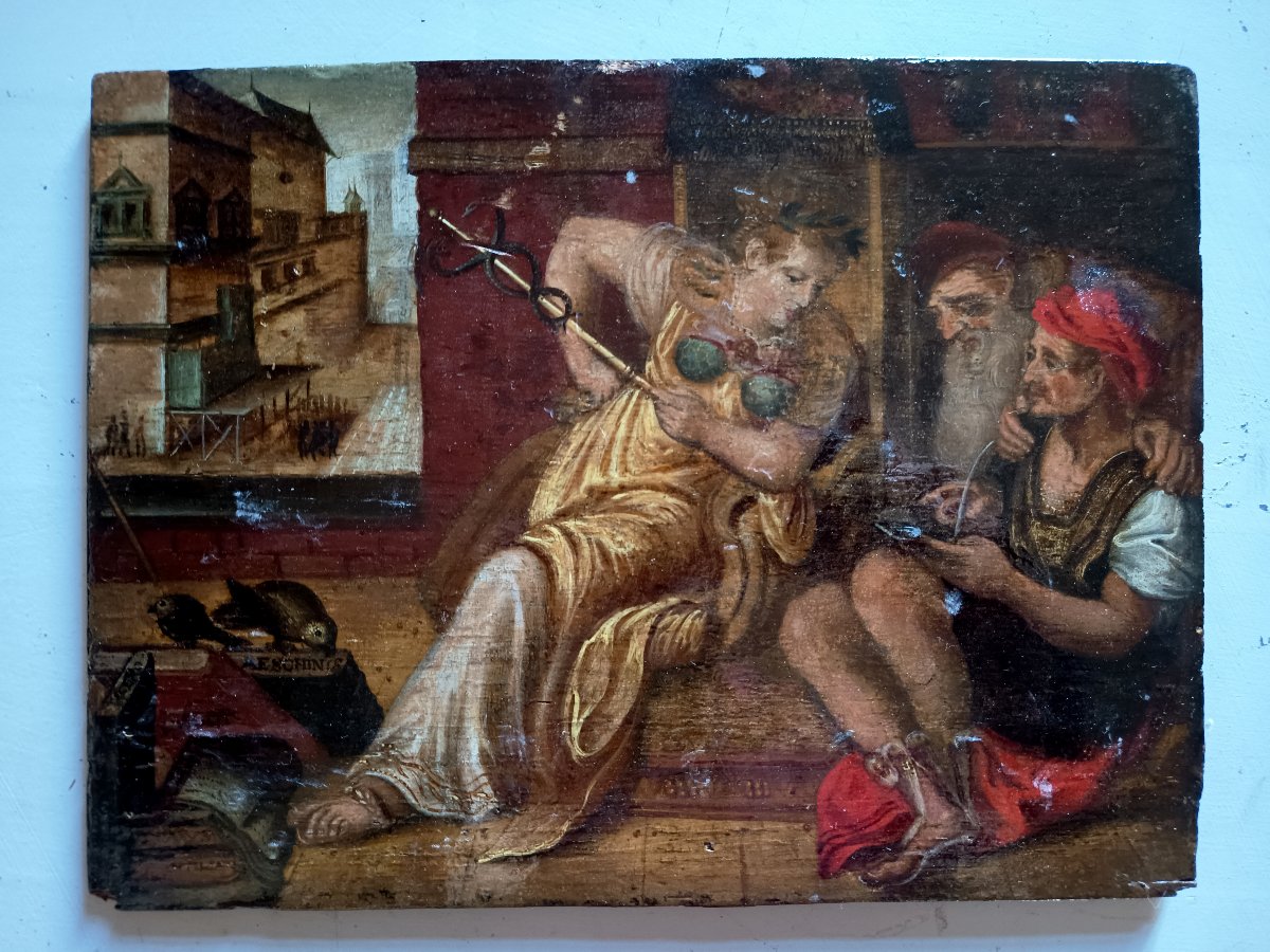 Allégorie de la Rhétorique — entourage de Maarten de Vos et Frans Floris, fin XVIème