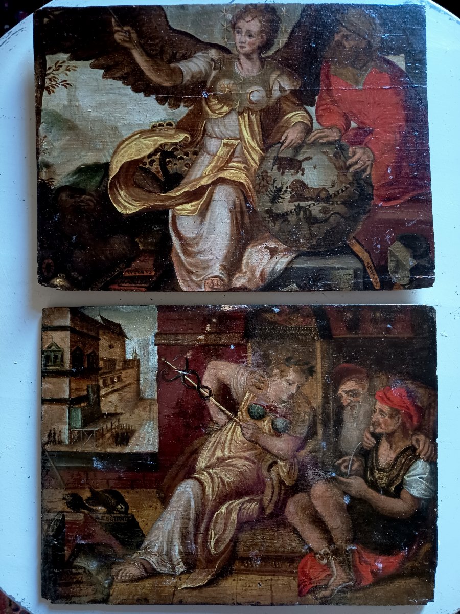 Allégorie de l'Astronomie — entourage de Maarten de Vos et Frans Floris, fin XVIème siècle -photo-3