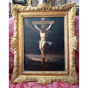 Christ On The Cross, Oil On Canvas, Late 17th Century