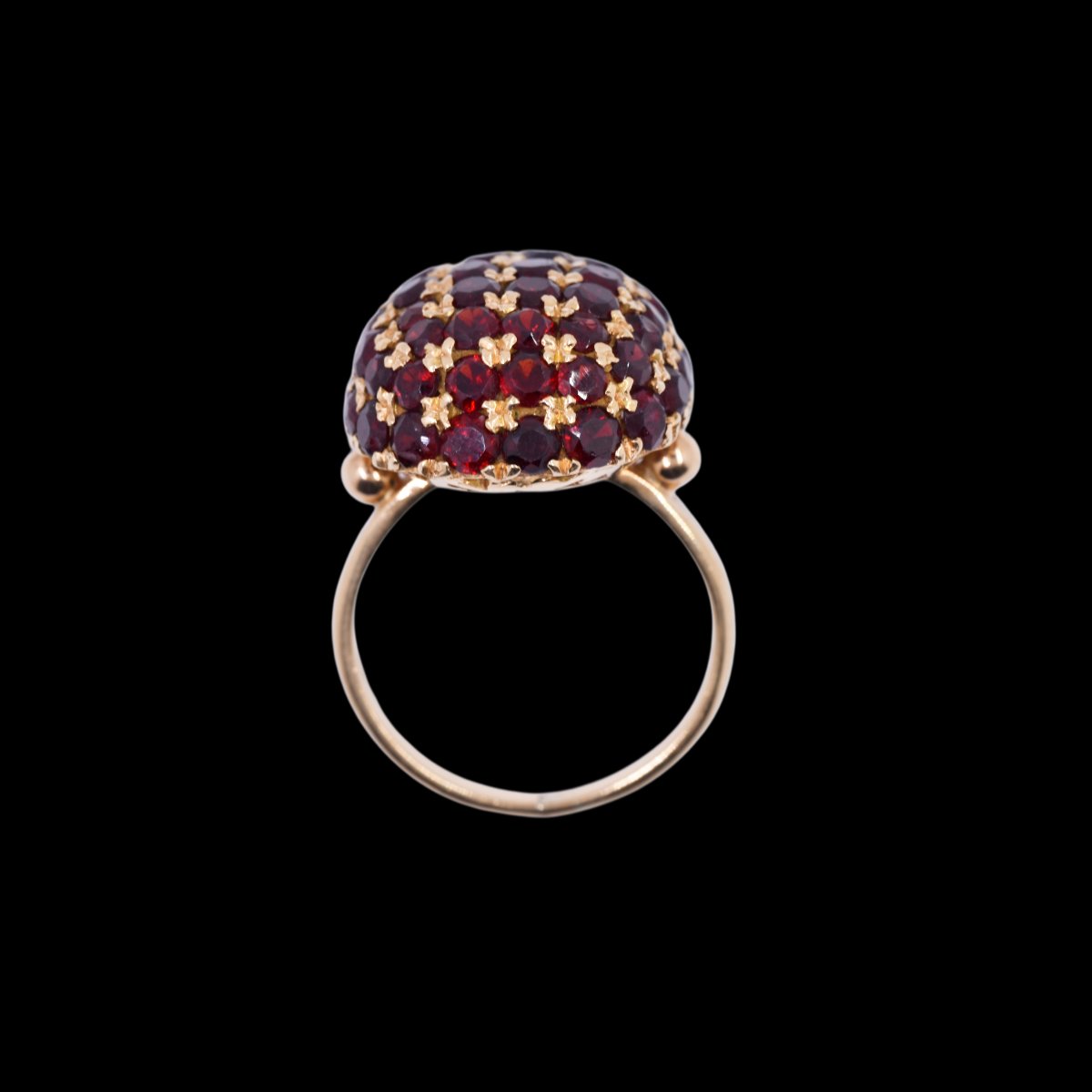 Bague Pompadour Or 18 Carats / Rubis-photo-2