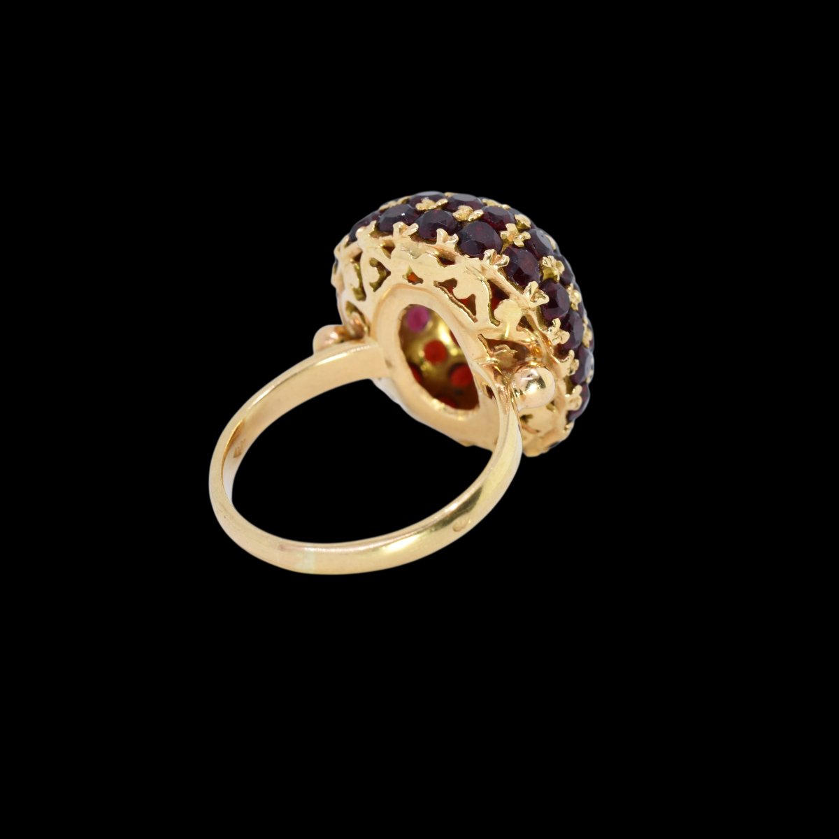 Bague Pompadour Or 18 Carats / Rubis-photo-3