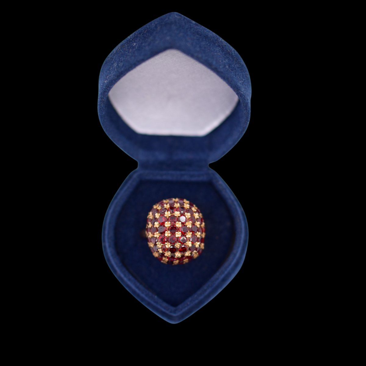 Bague Pompadour Or 18 Carats / Rubis-photo-2