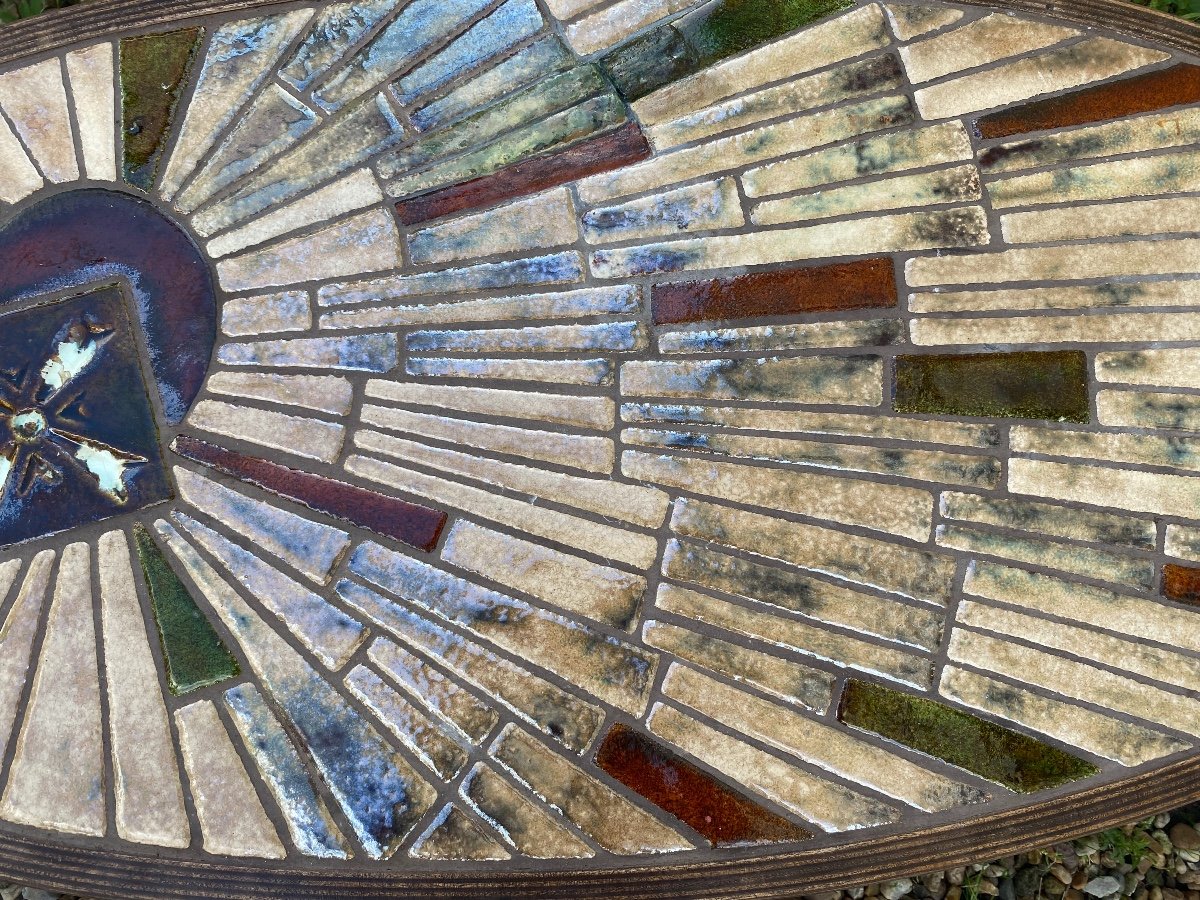 Coffee Table By Barrois Vallauris 1970-photo-1