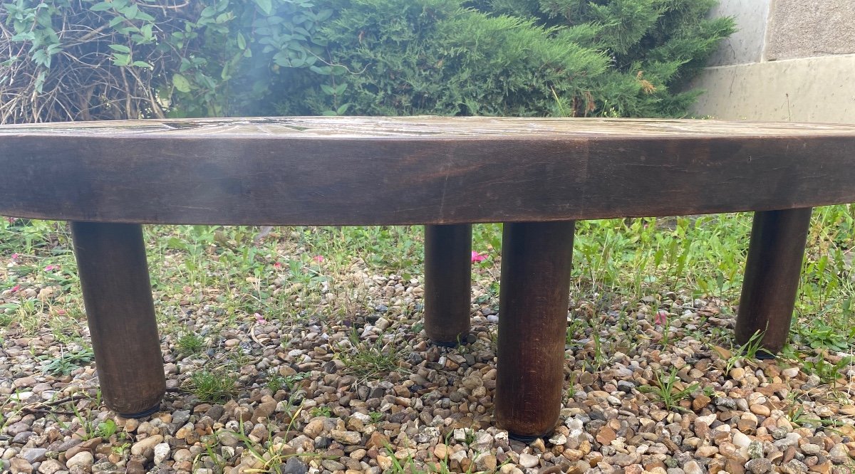 Coffee Table By Barrois Vallauris 1970-photo-3