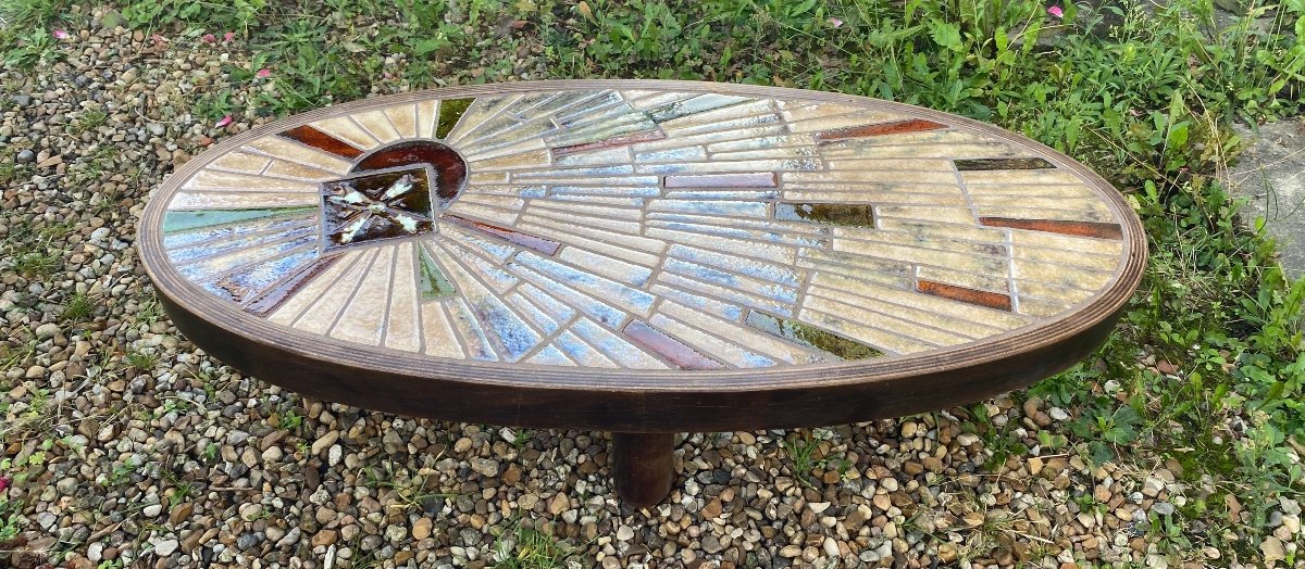 Coffee Table By Barrois Vallauris 1970