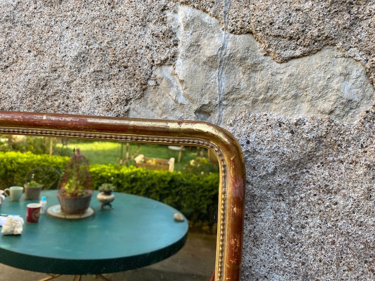 Miroir Louis-philippe 30 X 25 Cm-photo-2