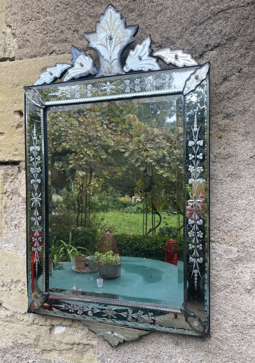 Miroir vénitien vers 1900-photo-2