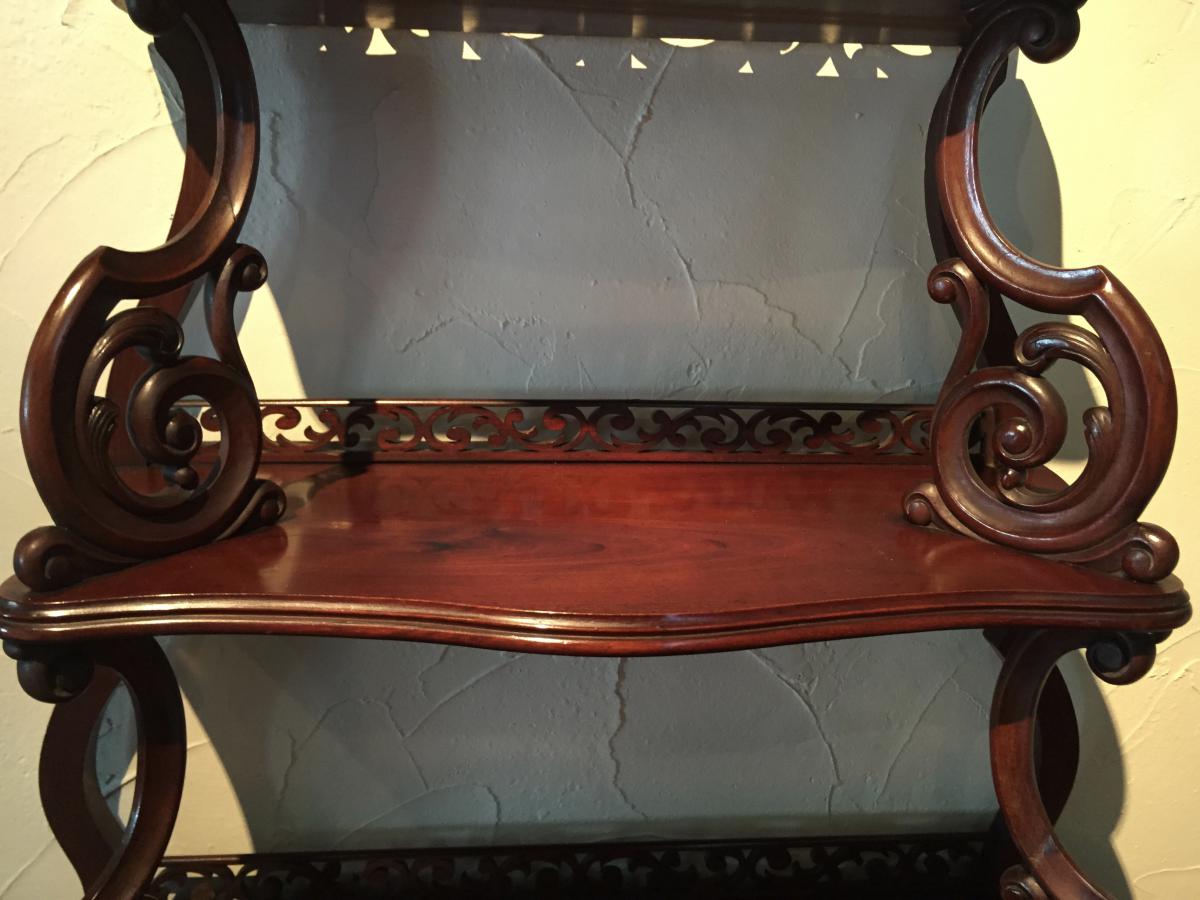 Showcase Napoleon III, Mahogany-photo-1