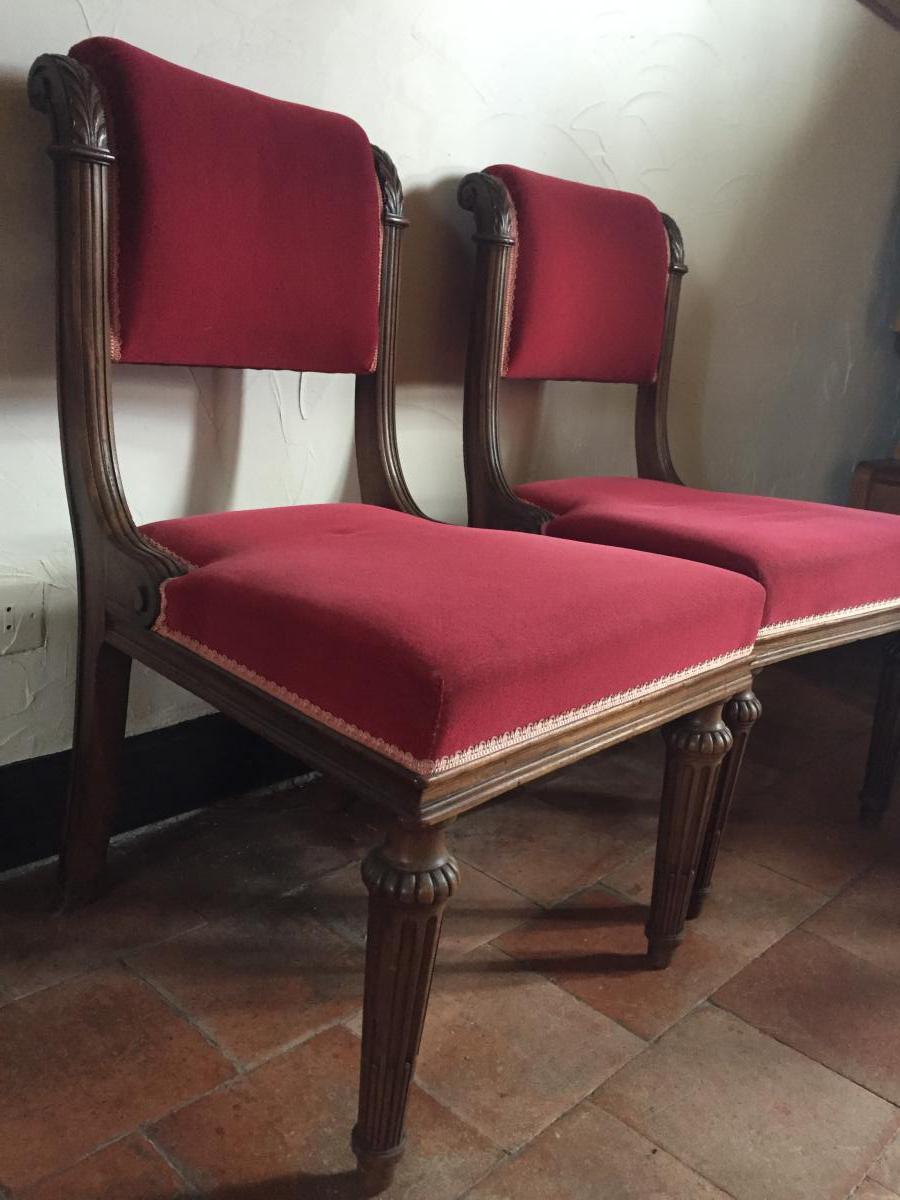 Pair Chairs, Restoration Period-photo-1