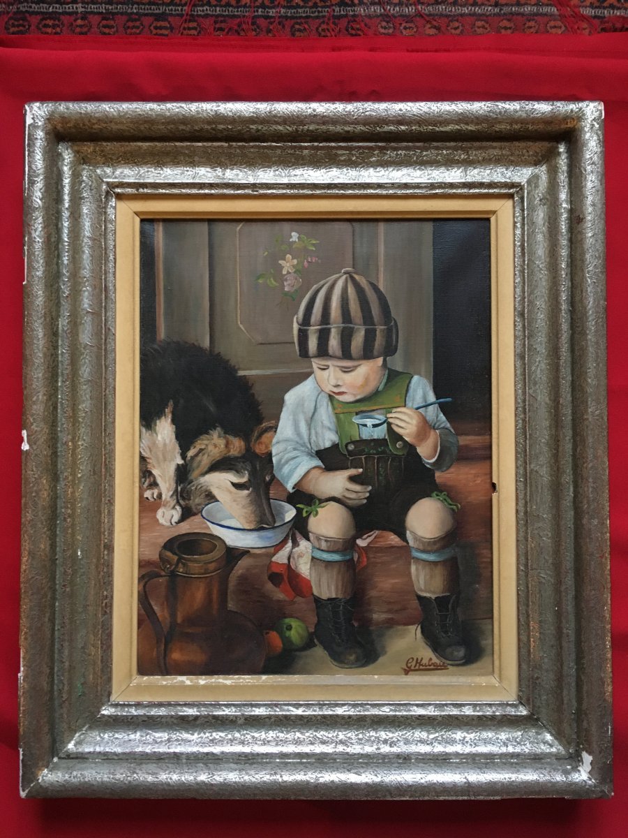 The Child And His Dog, Mid-20th Century