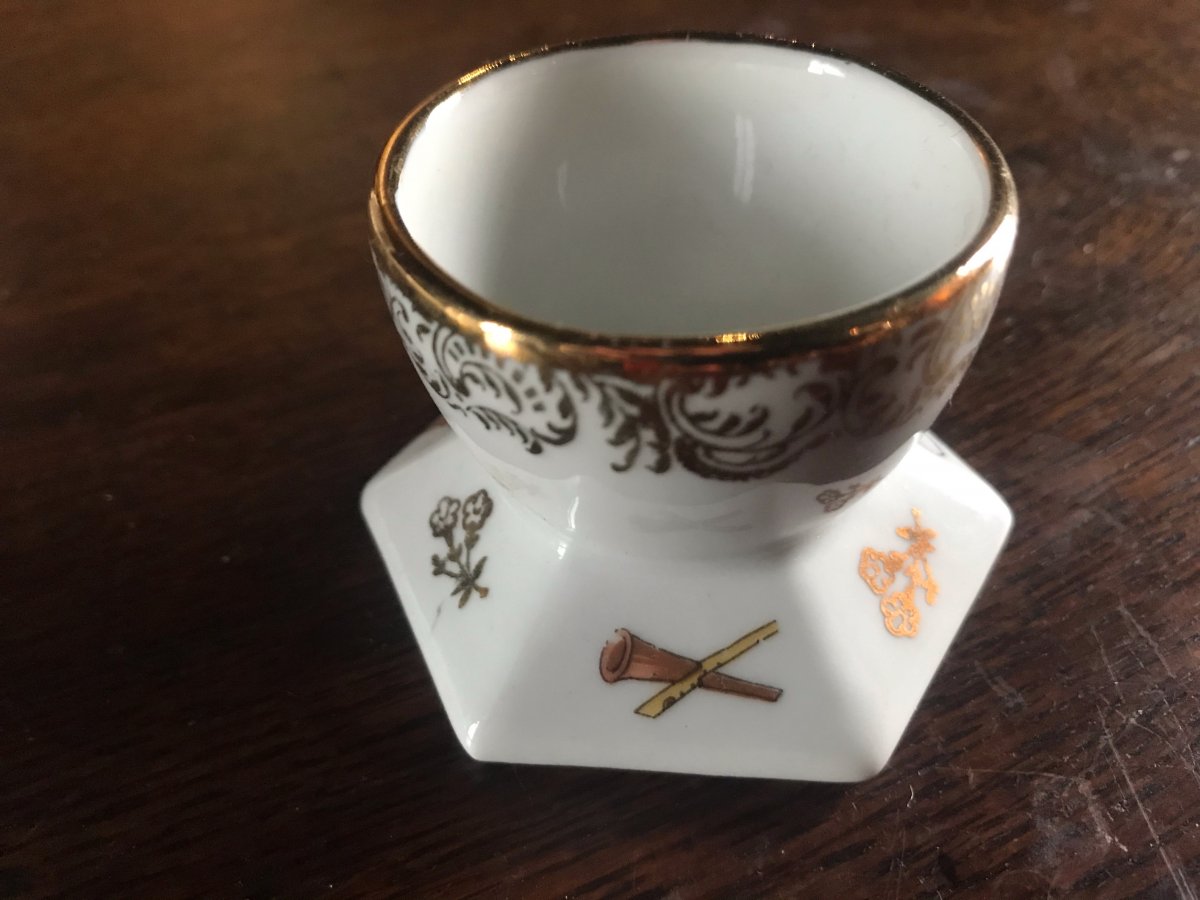 Children's Plate And Egg Cup Box, Lucien Michelaud, Limoges-photo-4