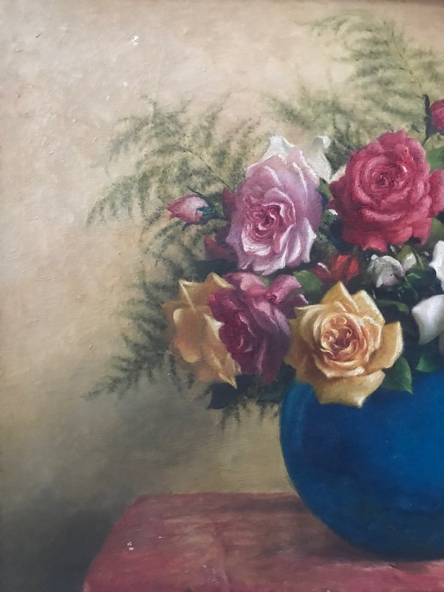 Bouquet De Fleurs Léon Noireaut 1890-1960-photo-1