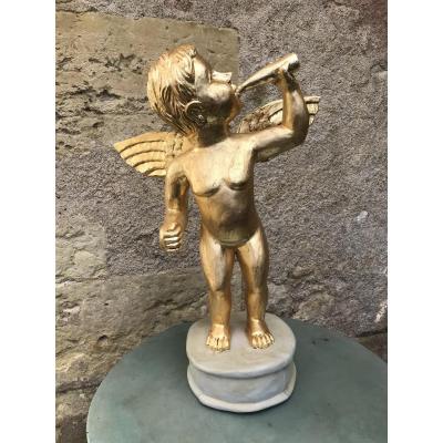 The Drinker Angel, Golden Wood Around 1900