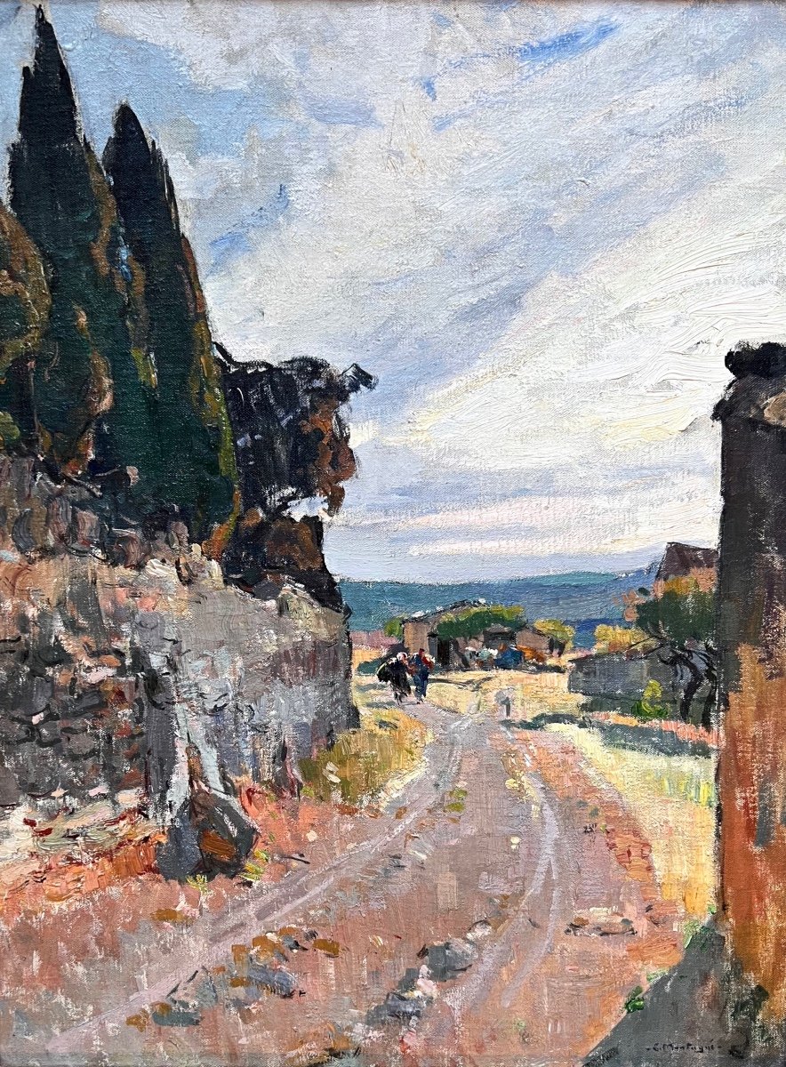 Louis Montagn&eacute; (1879-1960) Avignon Provence Le Plateau Des Angles Groupe Des Treize