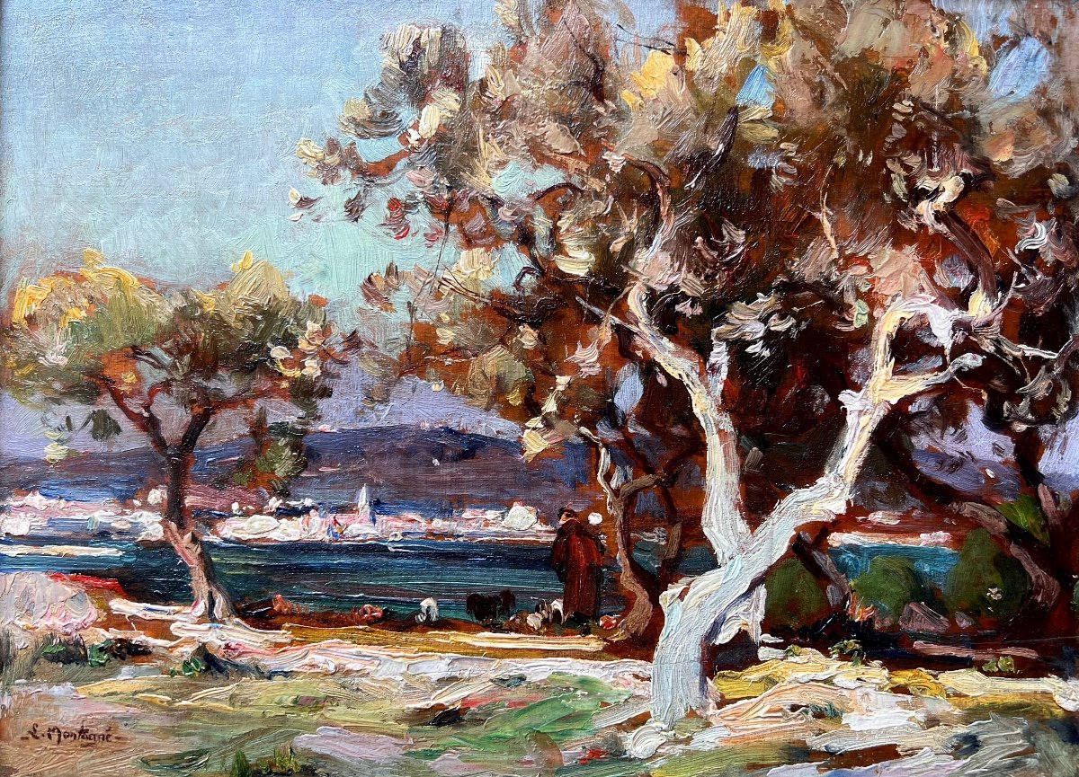 Louis Montagné (1879-1960) Avignon Provence Groupe Des Treize Vue De Martigues