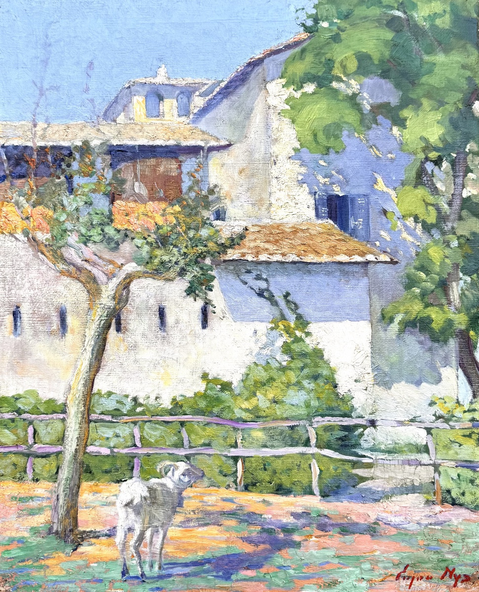 Eugène Nys (1903-?) Lille Paris Provence La chèvre-photo-1