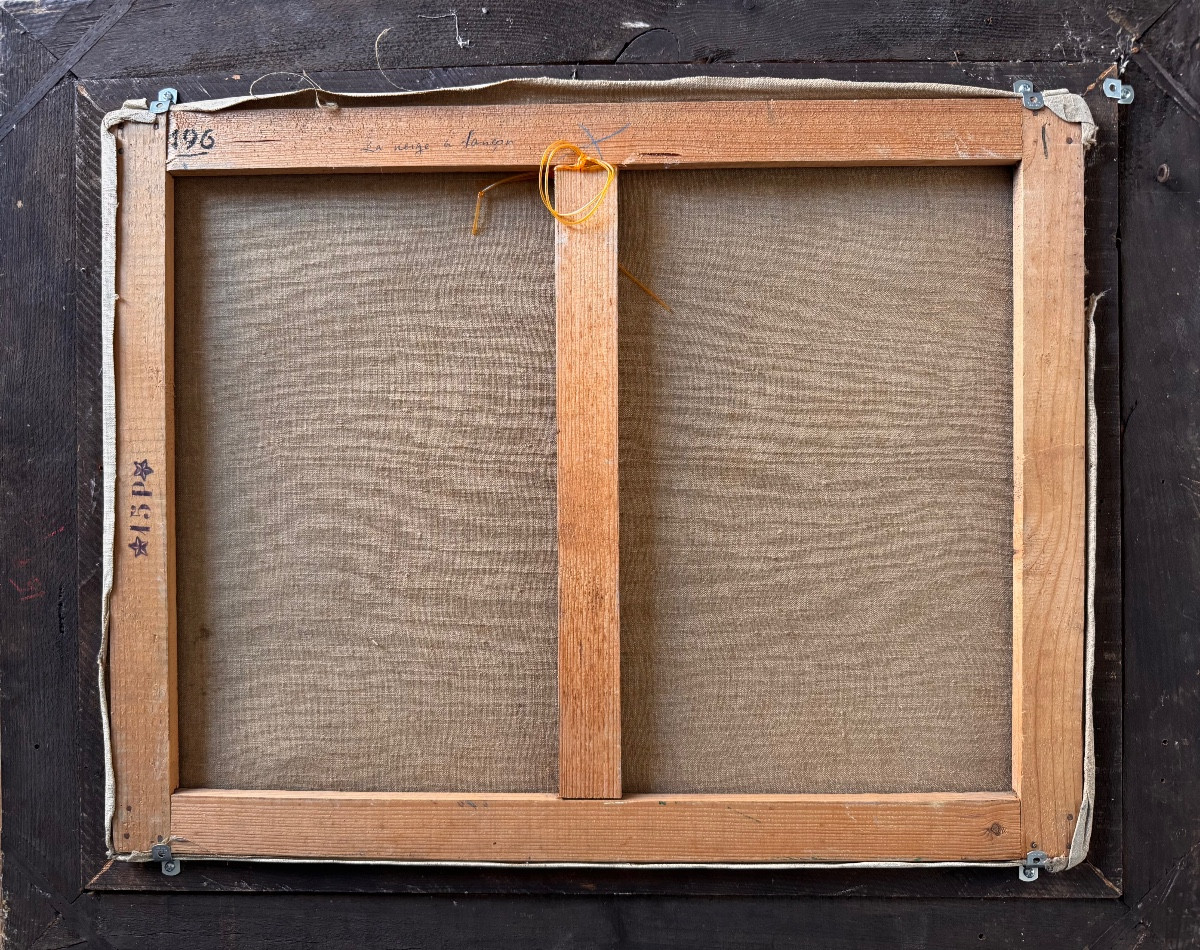 René Seyssaud (1867-1952) Marseille Saint Chamas La neige à Lançon de Provence-photo-6