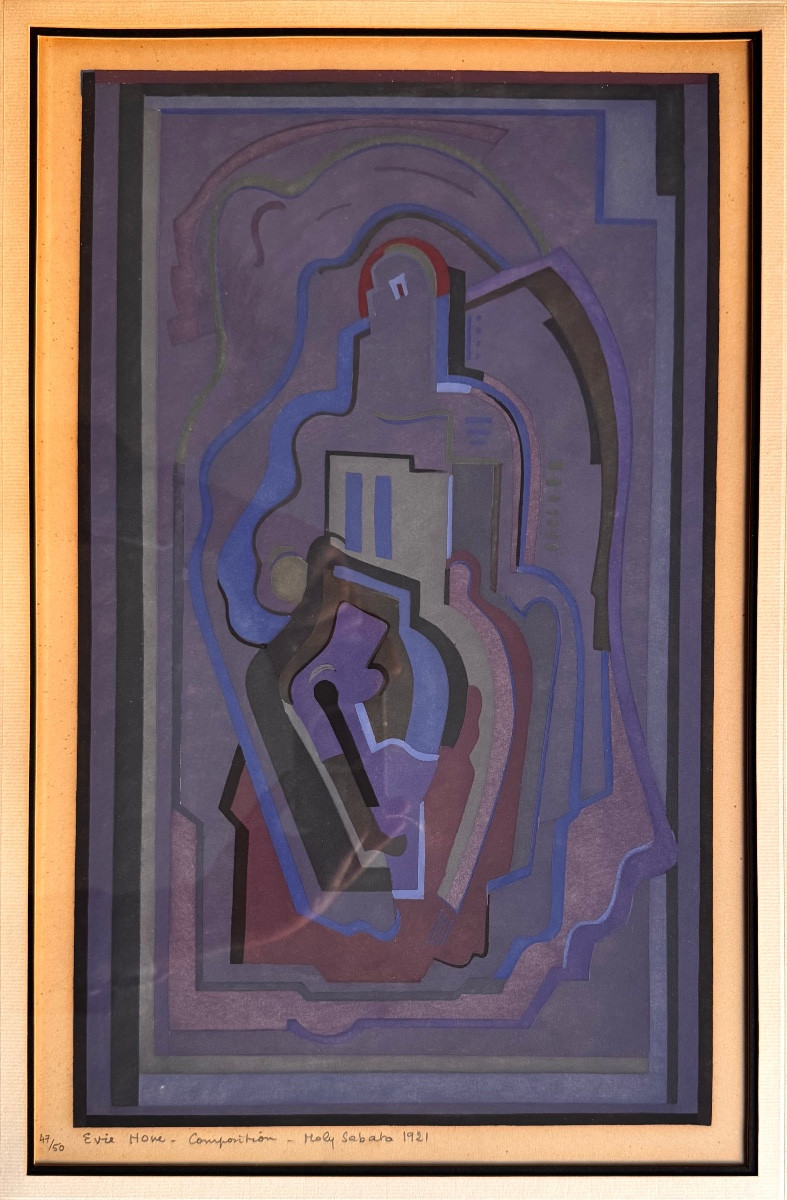 Eva Sydney Hone Rha (1894-1955) Dublin Irish Painter Moly Sabata Gleyzes Dangar Stencil