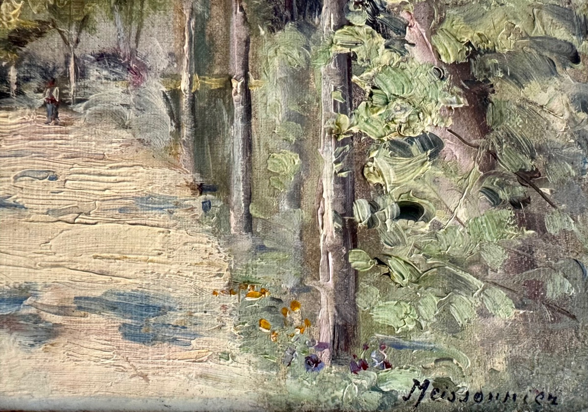 Joseph Meissonnier (1864-1943) Provence Avignon Vue de Montfavet Villeneuve Groupe Des Treize-photo-4