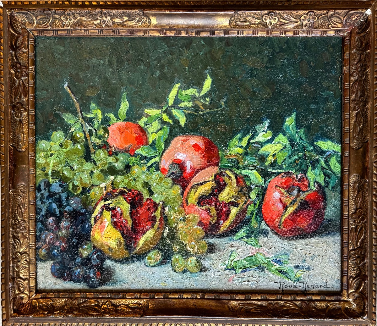 Marius ROUX-RENARD (1870-1936) Orange Avignon Félibre Grenades de Provence-photo-2