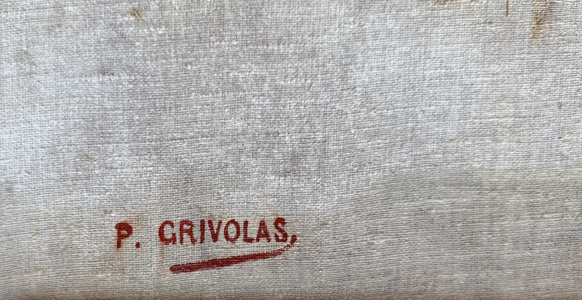 Pierre Grivolas (1823-1906) Provence Comtadine Félibre Avignon Etude de visages -photo-4