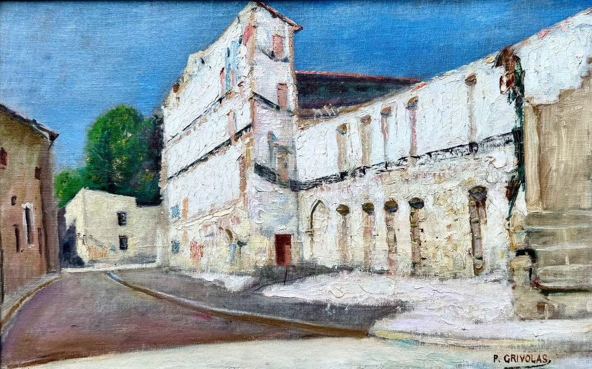 Pierre Grivolas (1823-1906) Provence Comtadine Félibre Ecole des Beaux-Arts d'Avignon-photo-3