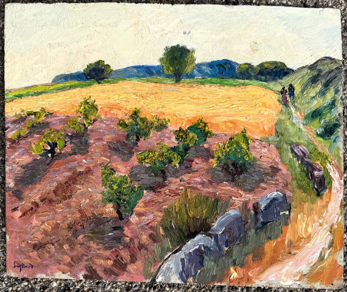 René Seyssaud (1867-1952) Provence Marseille Saint-Chamas Avignon paysage fauve-photo-4