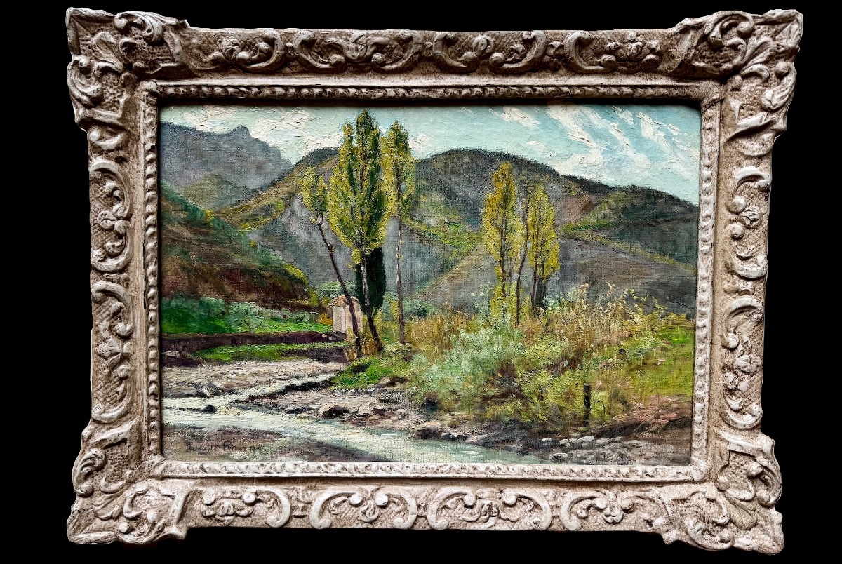 Auguste Roure (1878-1936) Provence Avignon Ventoux Les Gorges Du Toulourenc-photo-2