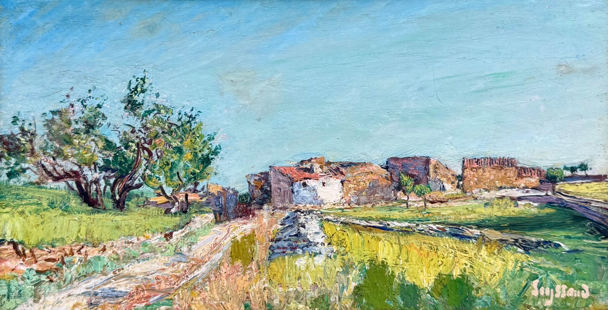 René Seyssaud (1867-1952) Provence Marseille Saint-Chamas Avignon La Lauze dans le Ventoux 1888