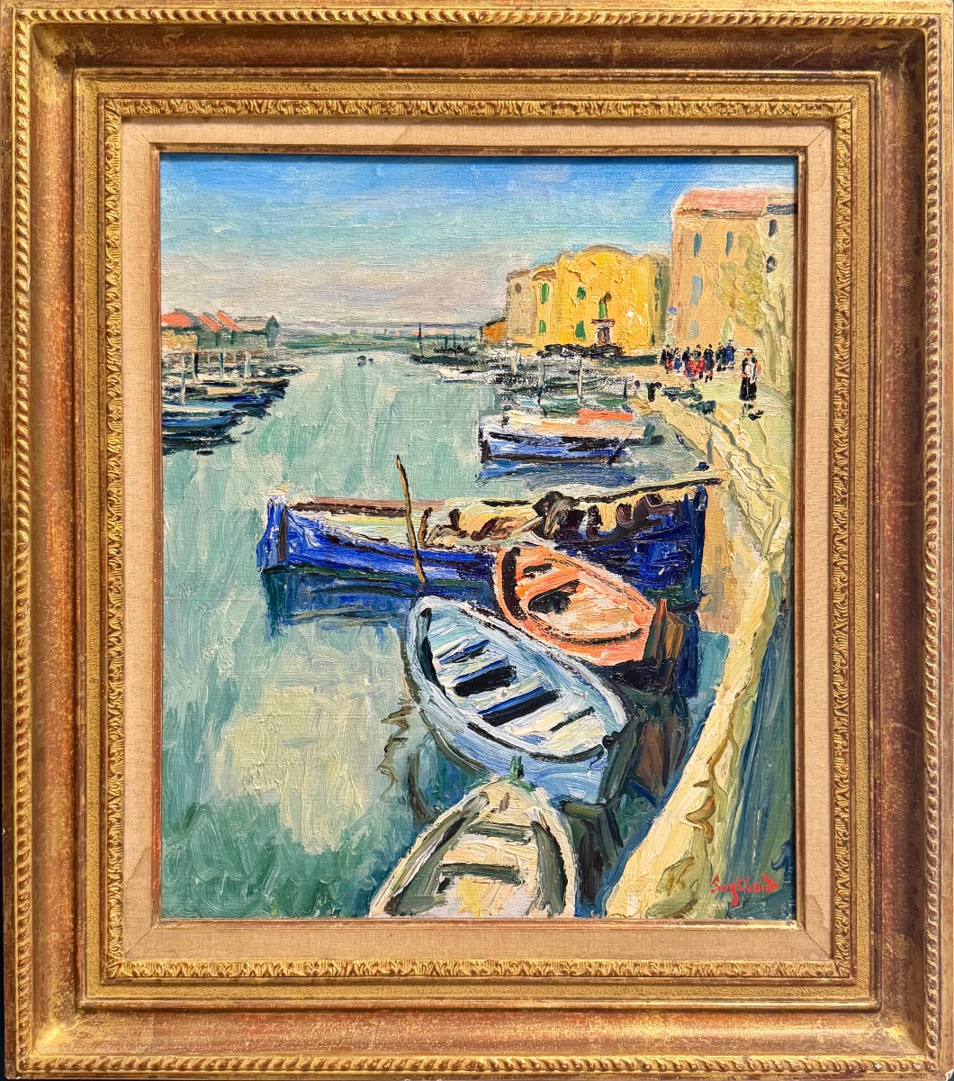 René Seyssaud (1867–1952) Provence, Marseille, Saint-chamas, Boats In Martigues-photo-2