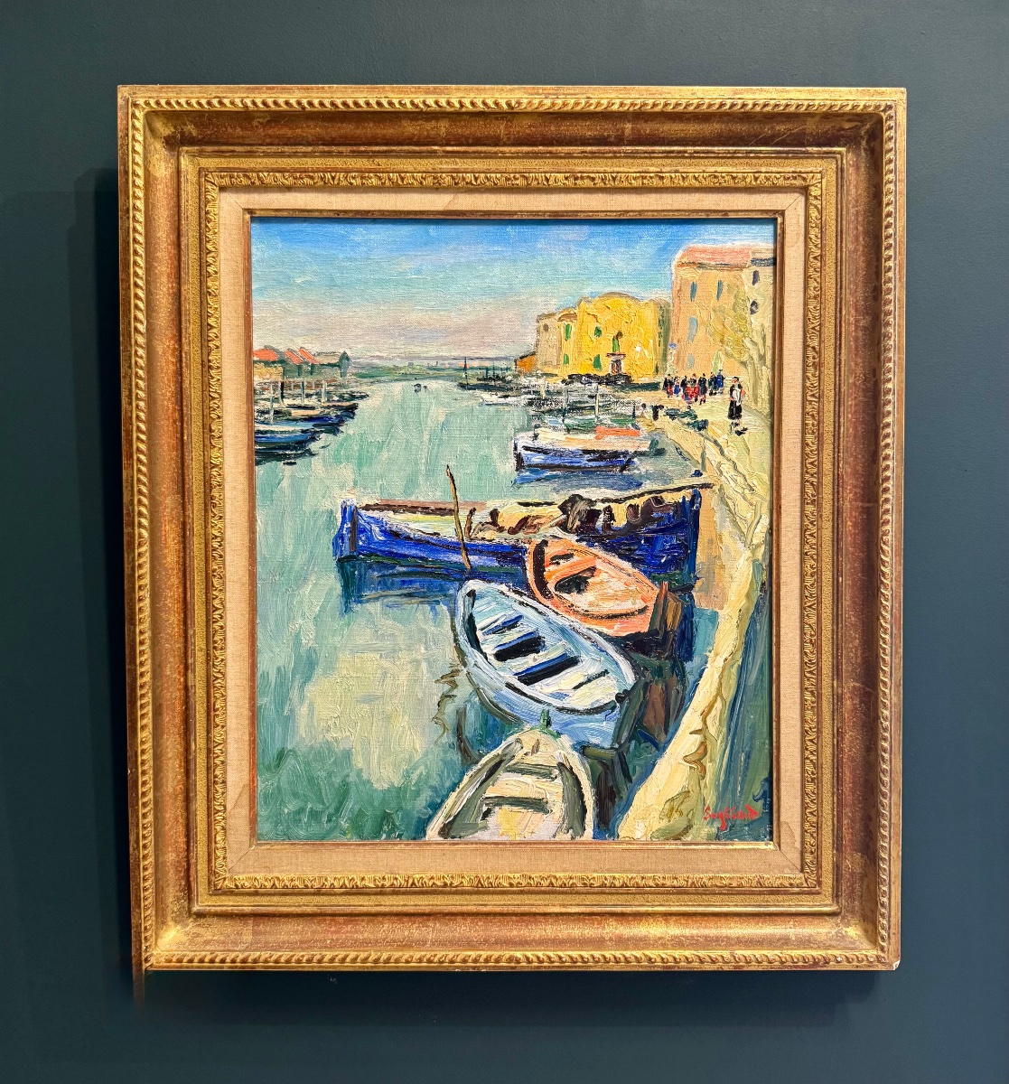 René Seyssaud (1867–1952) Provence, Marseille, Saint-chamas, Boats In Martigues-photo-3