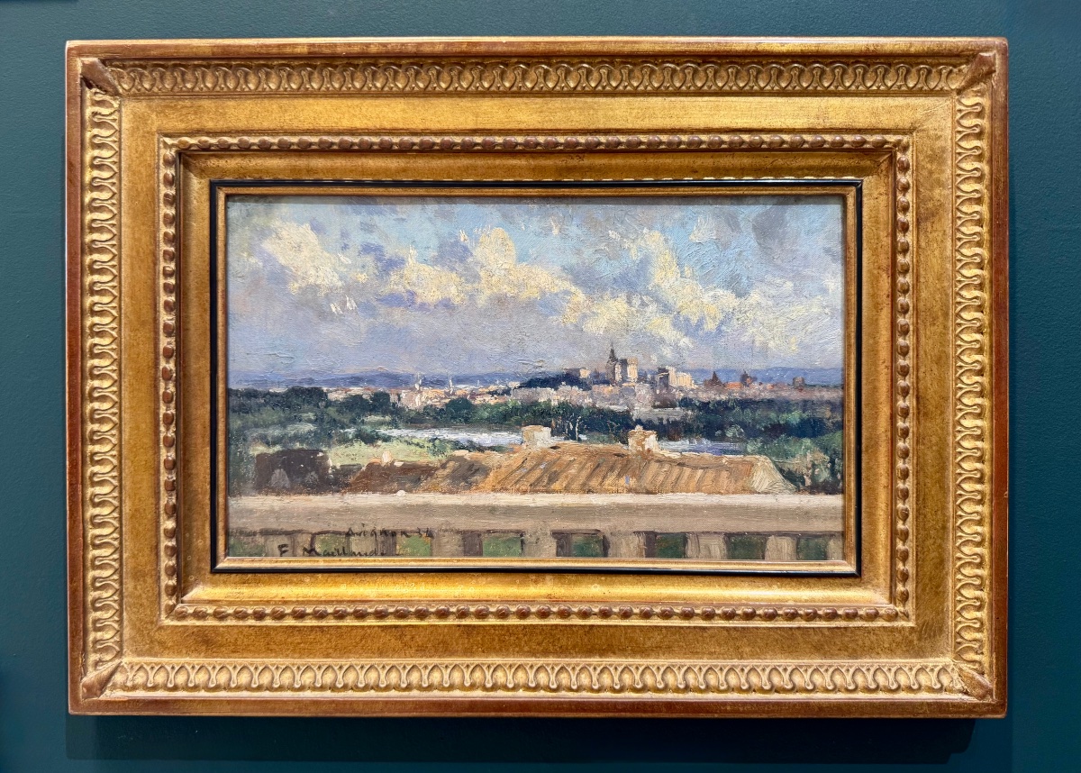 Fernand Maillaud (1862-1948) Mouhet Paris Vue d'Avignon depuis Villeneuve 1934-photo-2