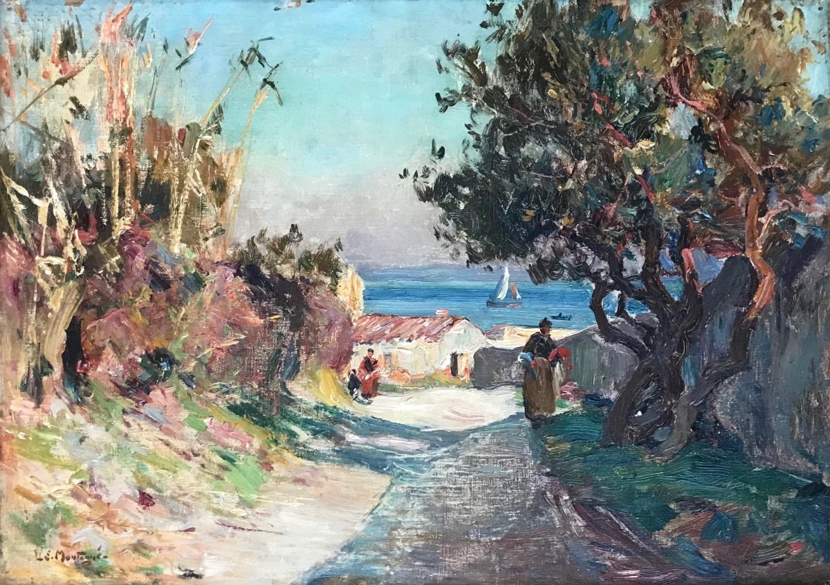 Louis Montagné (1879-1960) -avignon-provence-group Of Thirteen-avignon-marine-photo-1