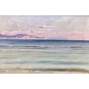 Paul Saïn (1853-1908) Provence Avignon Marine Bord De Mer Toulon Var