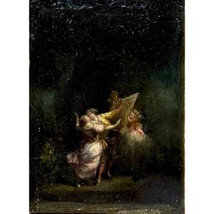 D'après Jean-Honoré Fragonard (1732-1806) Grasse Paris Le serment d'amour