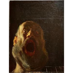 Jaroslav Hovadik (1935-2012) Prague Tchèque  Toronto Self-portrait 1980