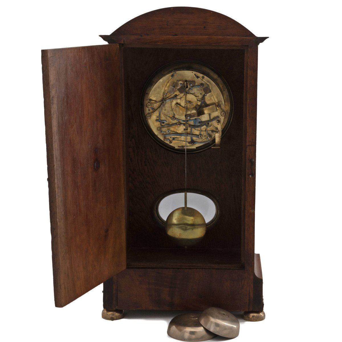Pendule Suisse Signee Courvoisier, Avec Carillon, Sonnerie Des Heures Et Quarts-photo-4
