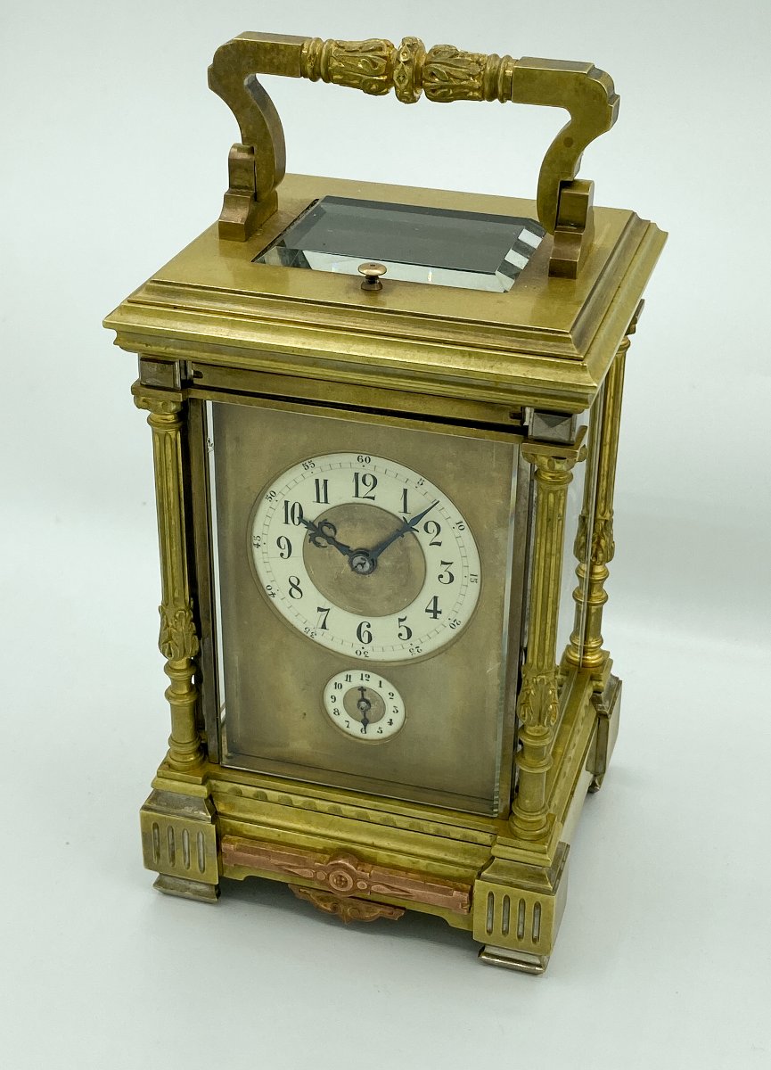 Rare cappuccine avec Petite & Grande Sonnerie et alarme, XIXe siècle-photo-2