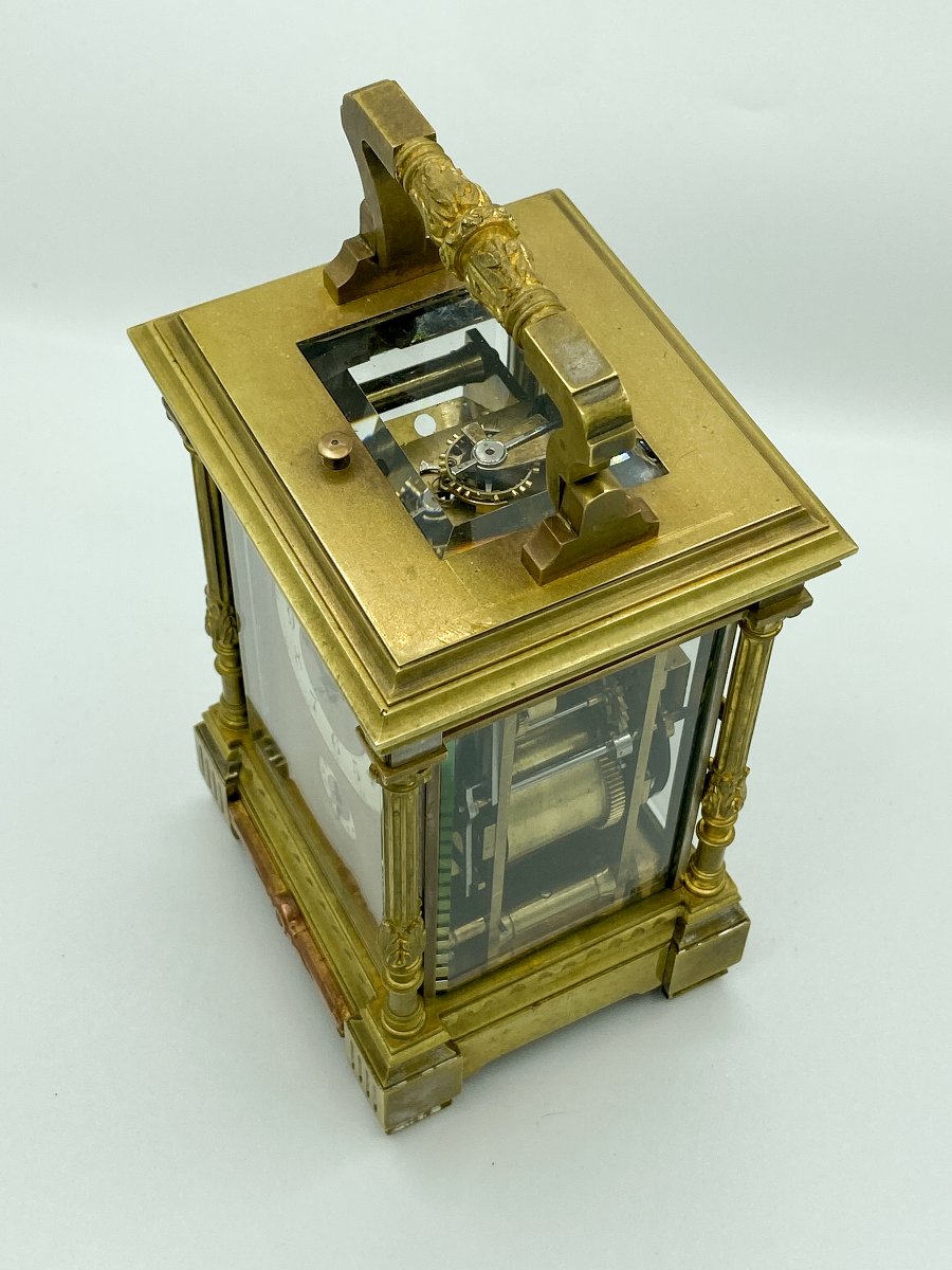 Rare cappuccine avec Petite & Grande Sonnerie et alarme, XIXe siècle-photo-5