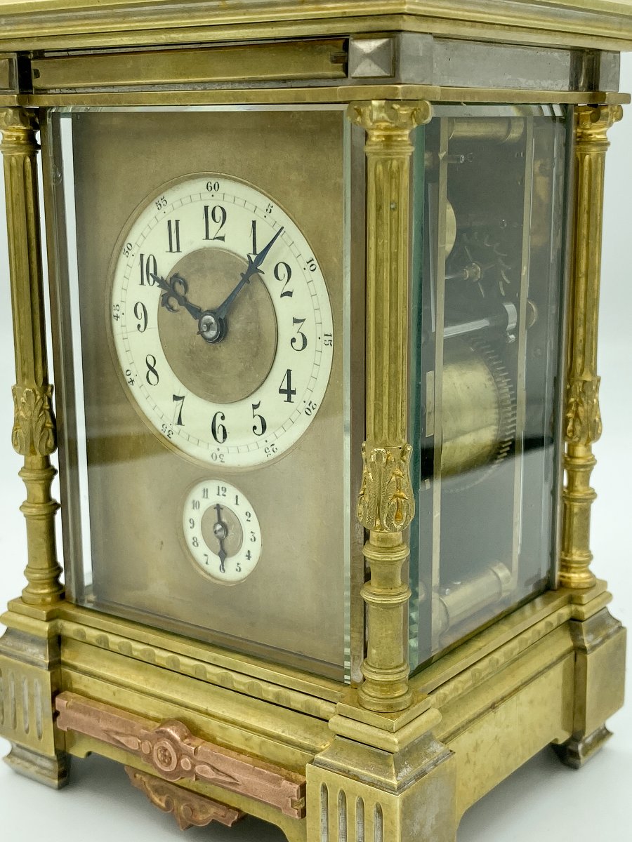Rare cappuccine avec Petite & Grande Sonnerie et alarme, XIXe siècle-photo-8