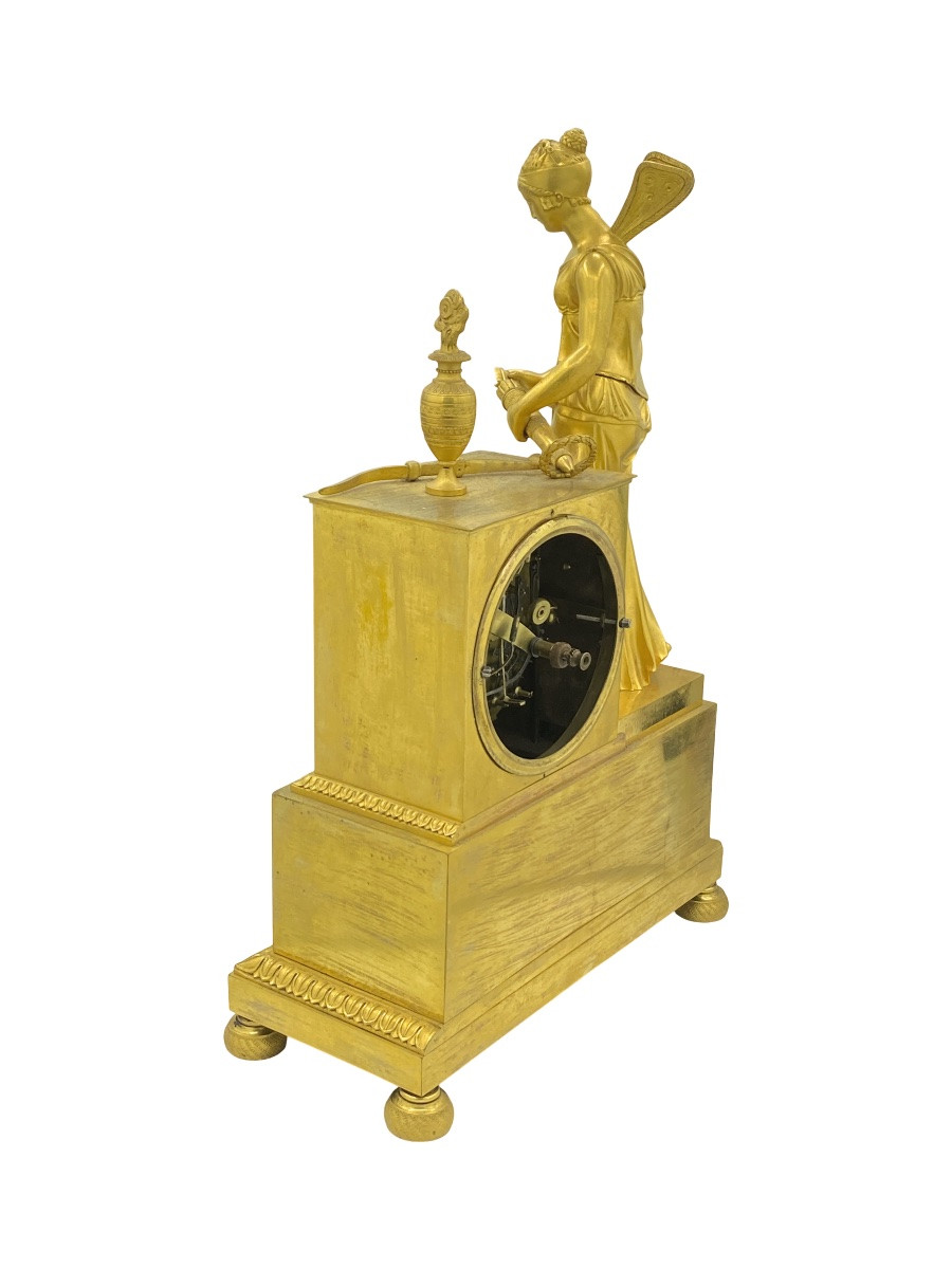 French Mantel Clock Ormolu Signed Berthoud Quarter Strike Untested As-is Repair-photo-1