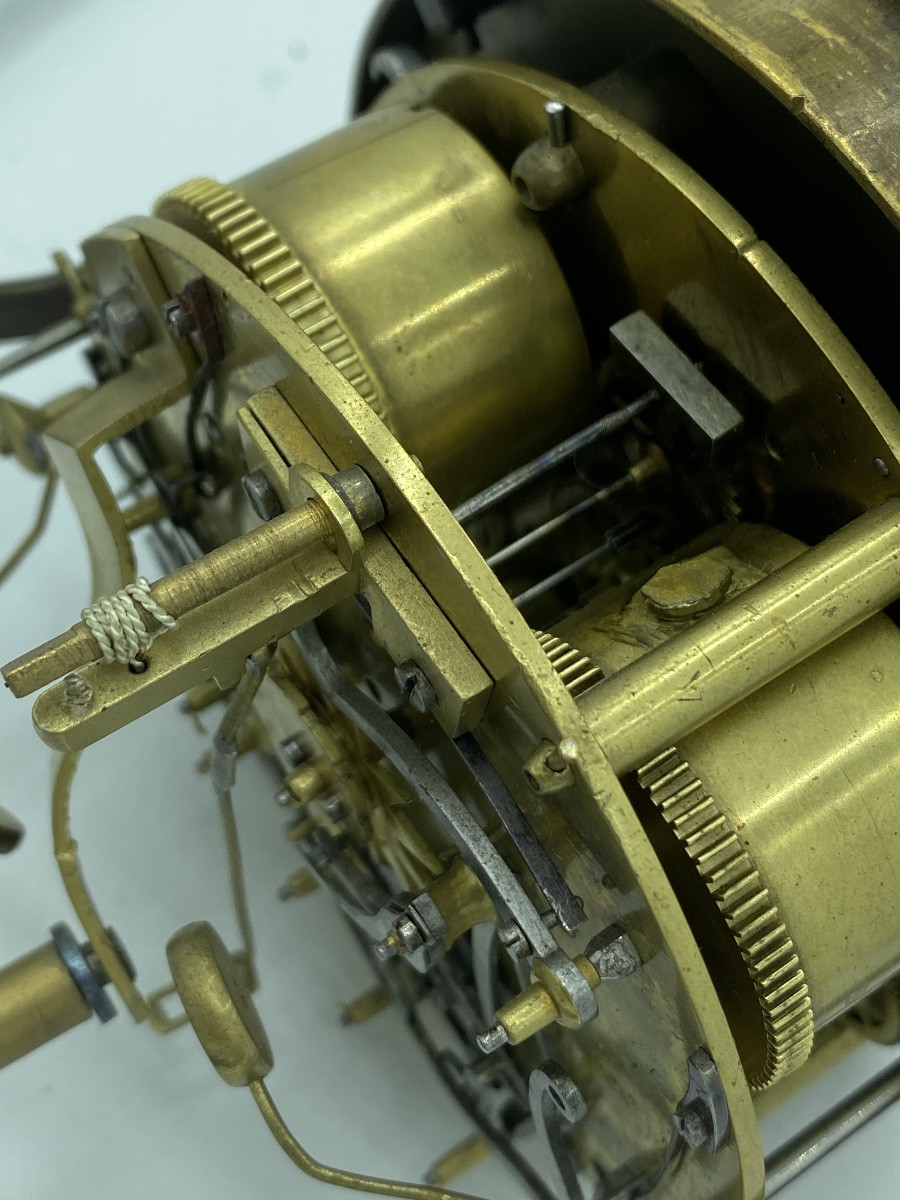 French Mantel Clock Ormolu Signed Berthoud Quarter Strike Untested As-is Repair-photo-6