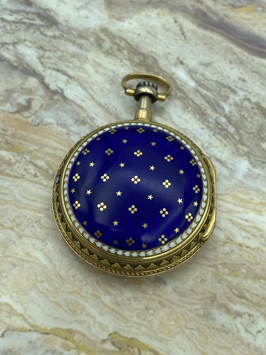 Gold And Enamel Case For A Repeating Pocket Watch, Louis XVI Period, Circa 1760