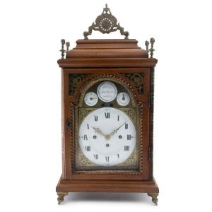 Austrian Bracket Clock Signed Paul Hartmann