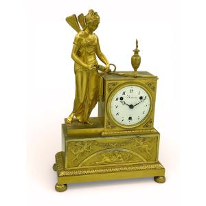 French Mantel Clock Ormolu Signed Berthoud Quarter Strike Untested As-is Repair