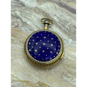 Gold And Enamel Case For A Repeating Pocket Watch, Louis XVI Period, Circa 1760