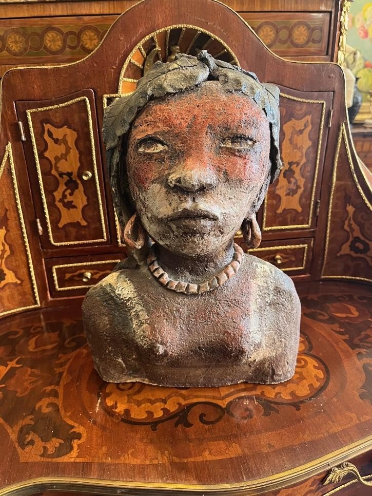 Ceramic Bust Térésa Gironés