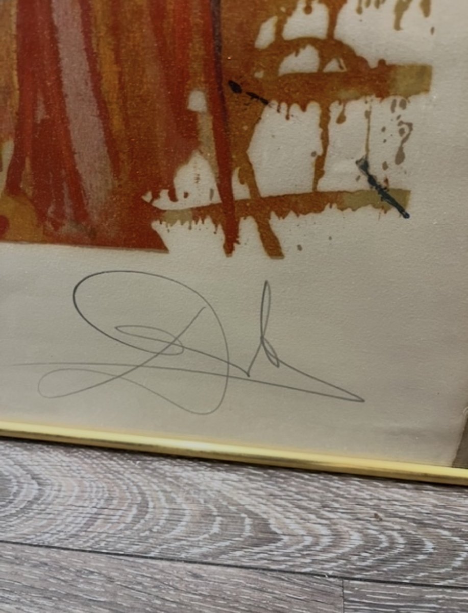 Lithograph Of The Wailing Wall By Dalí-photo-1