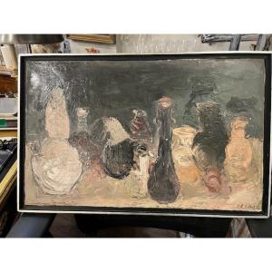 nature morte  Roger  Edgar Gillet