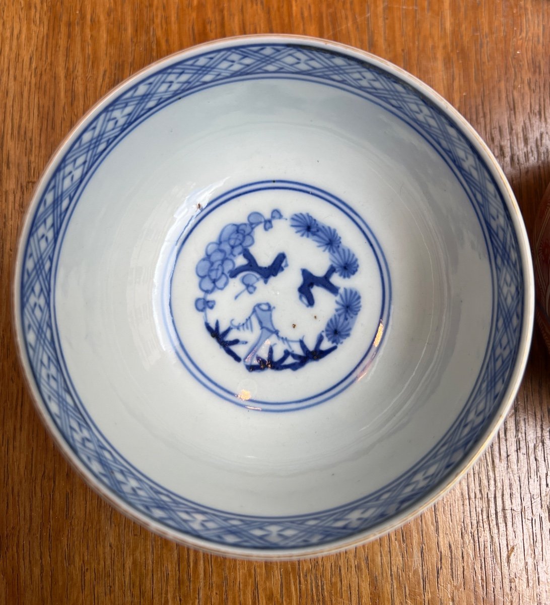 Japan, Pair Of Imari Porcelain Bowls-photo-1